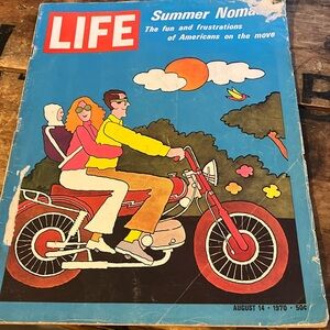August 14, 1970 LIFE magazine with Peter Max style illustration